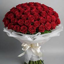 Букет 101 Красная роза Блэк Мэджик в Алтайском