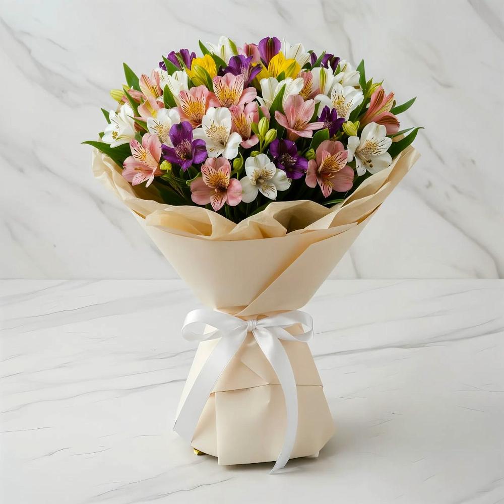 Букет цветов из: Альстромерии в Алтайском