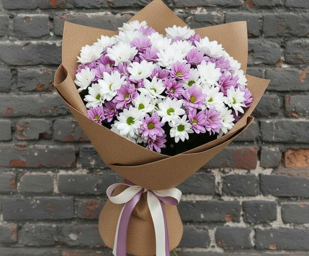 Букет цветов из: Хризантемы в Алтайском