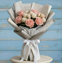Букет цветов из:  Розы в Алтайском