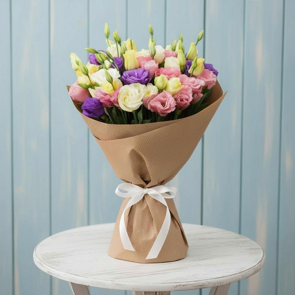 Букет цветов из: Лизиантусы в Алтайском