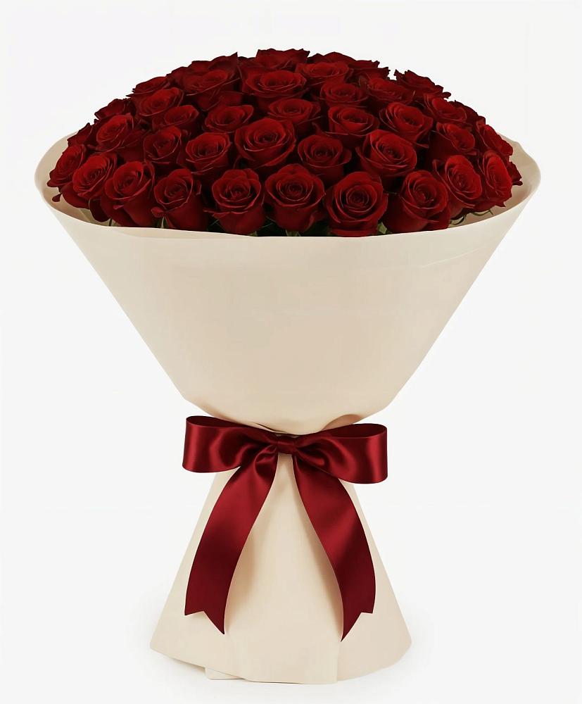 Букет 101 Бордовая роза Блэк Бакарра в Алтайском