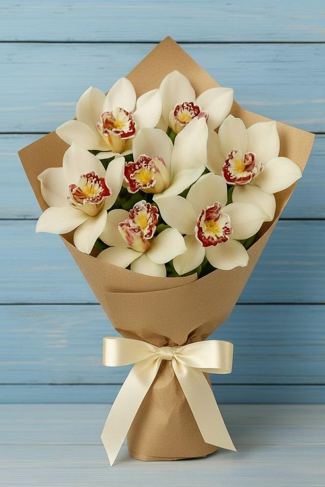 Букет цветов из: Орхидеи и Розы в Алтайском