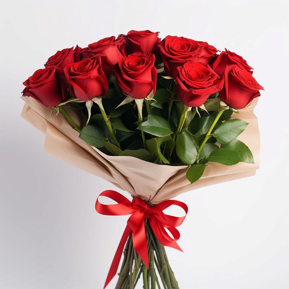 Букет 11 Красных роз Эдлесс Лав в Алтайском