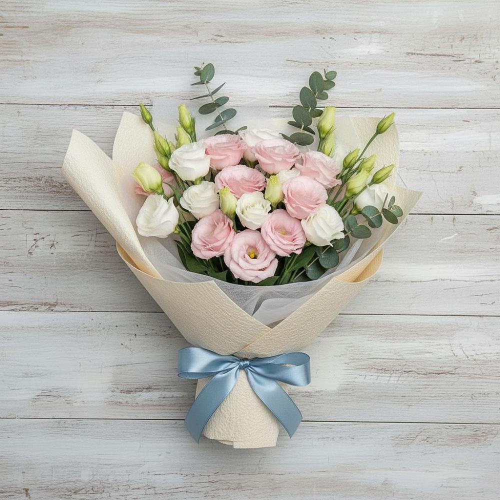 Букет цветов из: Лизиантусы в Алтайском